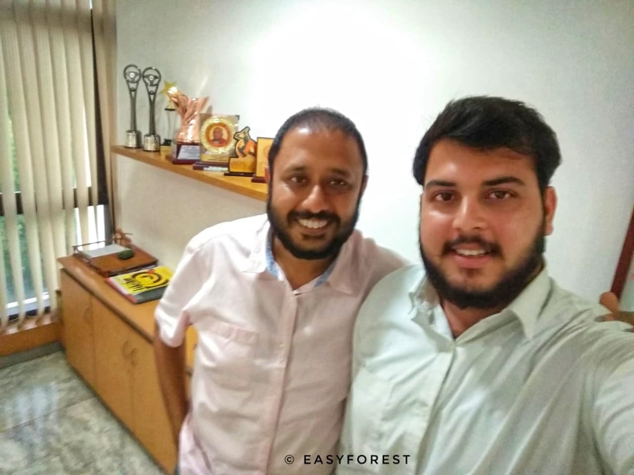 Shri. HariharaSudhan with the EasyForest team