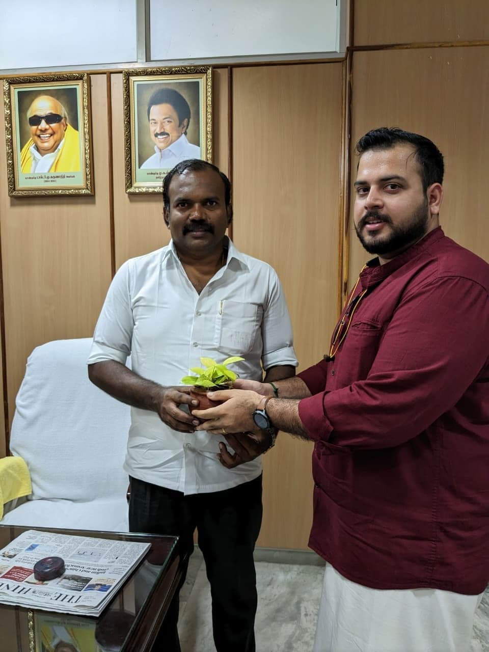 Shri. P Jegan with the EasyForest team