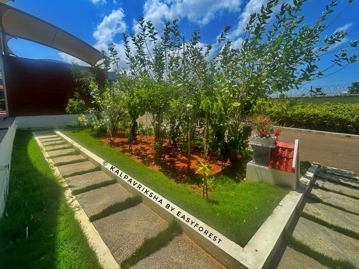 Panchabootha Vana at Titan Company Ltd, Coimbatore, Tamil Nadu.